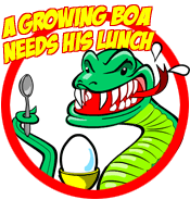 A Growing Boa Needs His Lunch – Logo
